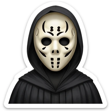 Ghostface from the Scream movie sticker