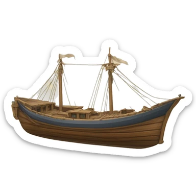 bateau de guerre sticker