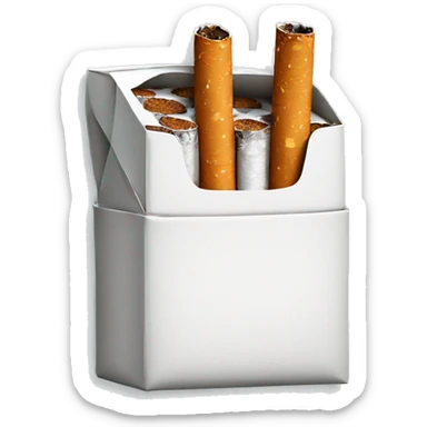 cigarette pack sticker