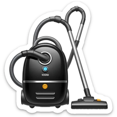 vacuum black sticker
