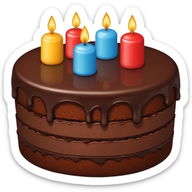 chocolate cake sticker