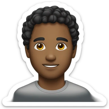Most handsome mixed black guy sticker