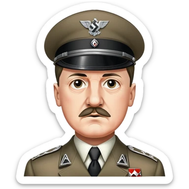 Adolf Hitler nazi sticker