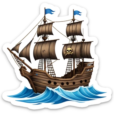 Pirate Ocean sticker