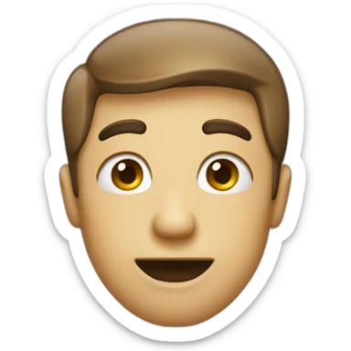 shyly embarassed sticker