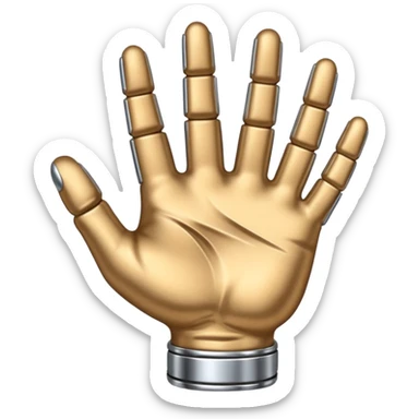 strong heavy metal hand ich liebe dich geste sticker