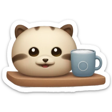 Cute objects with Cozy vibes sticker