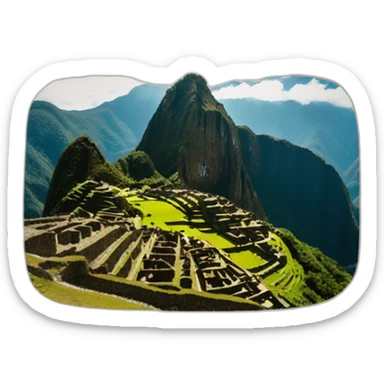 machu pichu sticker