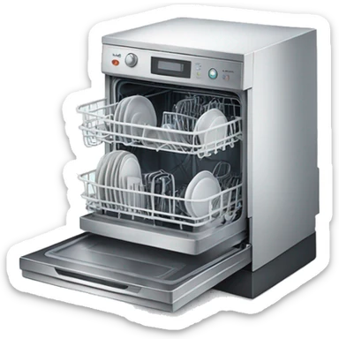 Dishwasher sticker