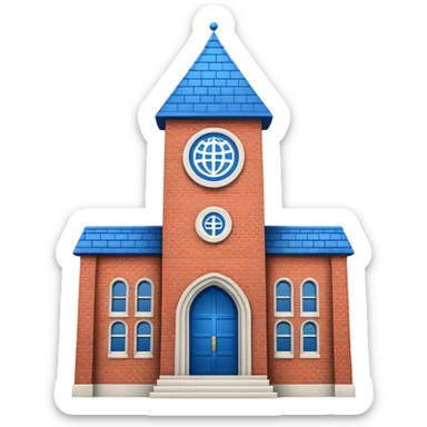 Tower University blue sticker