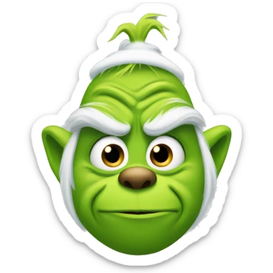 grinch sticker