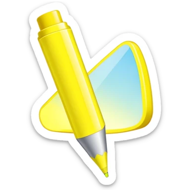 yellow highlighter that says “layla” sticker