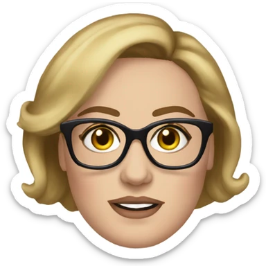 :Adele: glasses  sticker