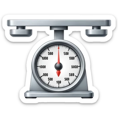 Market Scale Weight sticker