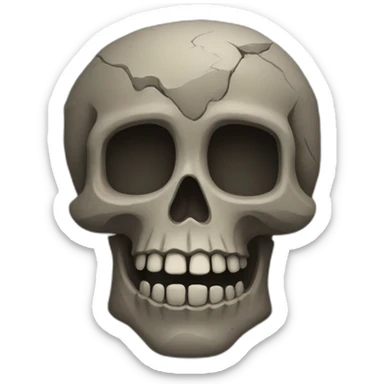 Calaveras rock sticker