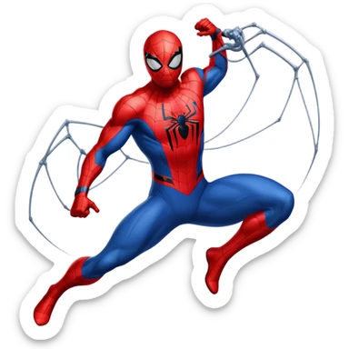 Spider-Man superhero sticker