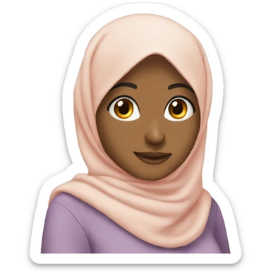 A hijabi and non hijabi friends  sticker