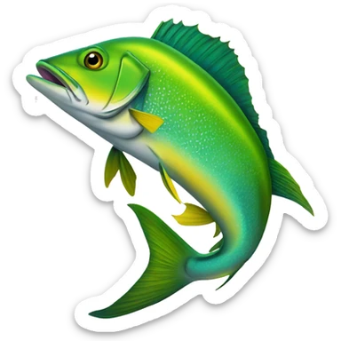 mahi-mahi fish sticker