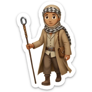 Desert Nomad Traveler sticker