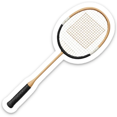 badminton bat sticker
