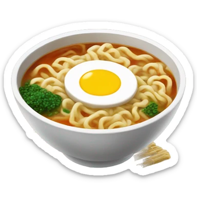 Ramen noodle soup  sticker