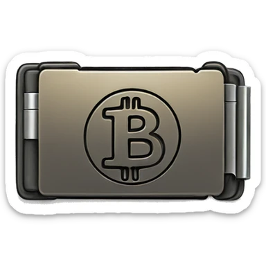 crypto hardware wallet, Bitcoin sticker