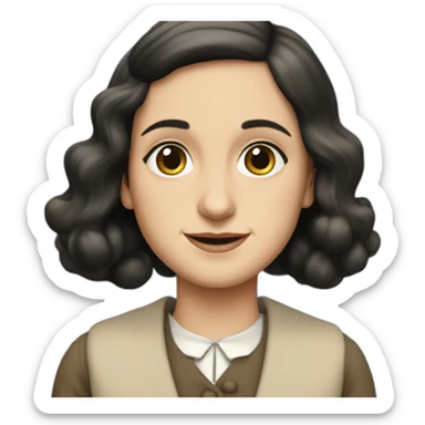 anne frank sticker
