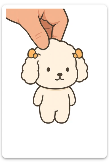 Replace only the head of the second character with the head of the first character, keeping the body, pose, and style of the second character. Adapt the head of the first character to match the style of the second character's body and pose. sticker