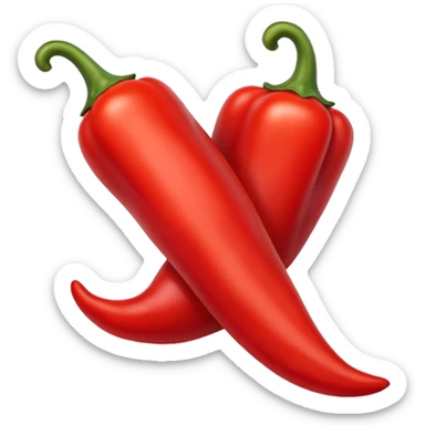 Red pepper sticker