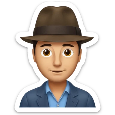 a know-it-all man from naples sticker