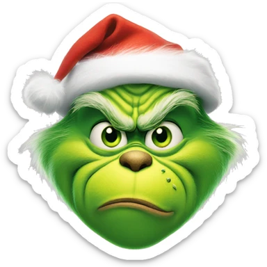 The grinch sticker