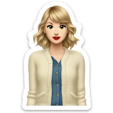 Cardigan Taylor Swift  sticker