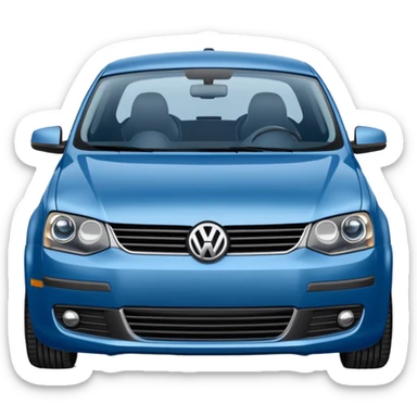 BLUE volkswagen Jetta 2003 sticker