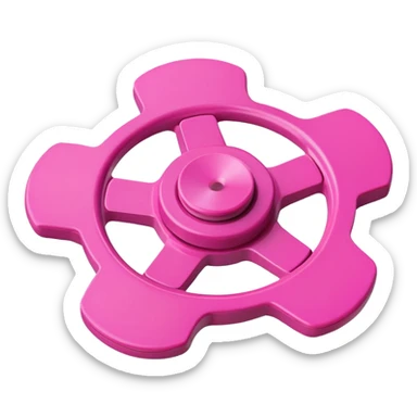pink hand spinner sticker