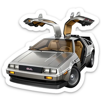 DeLorean DMC-12 sticker