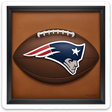 New England patriots football  sticker