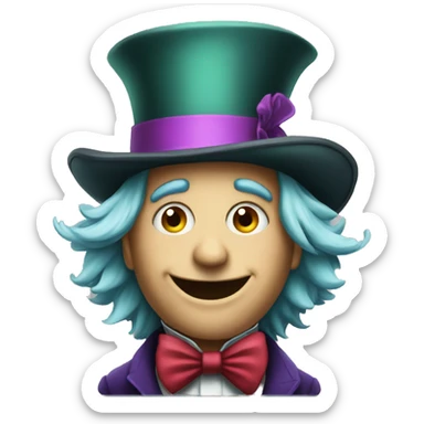 crazy hatter  sticker