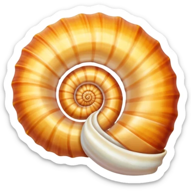 Scientific artistic pic of a 🐚  sticker