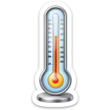 thermometer sticker