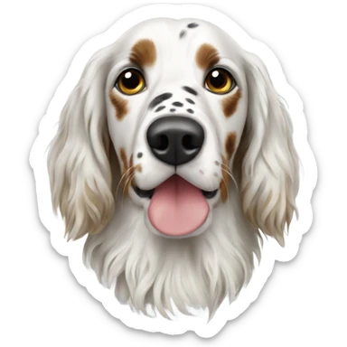English setter sticker