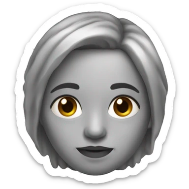 Una clavera con la ceja levantada  sticker