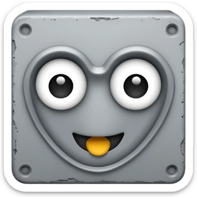 Crée un parpin en béton  sticker