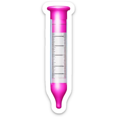 pink syringe sticker
