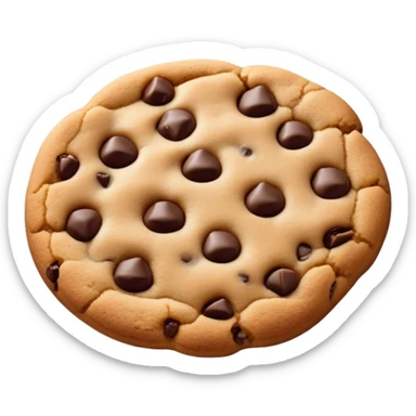 chocolate chip cookie sticker