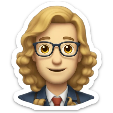 Professeur-Layton sticker