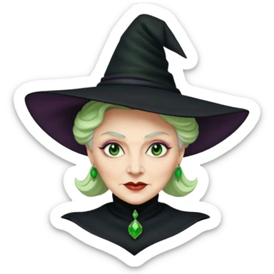 Madame morrible flip it around wicked witch sticker