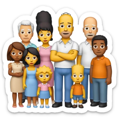 the simpsons, Different every character. sticker