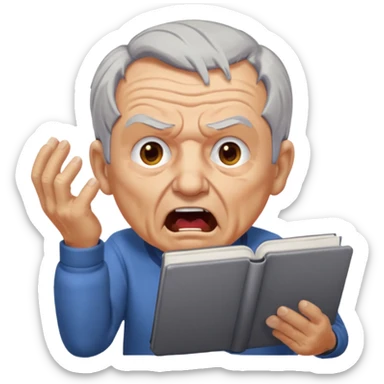 old man yells at livebook emoji for slack sticker