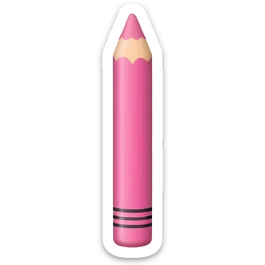 Pink crayola crayon 🖍️  sticker