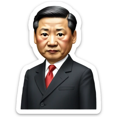 Xi Jinping is thinking serious sticker